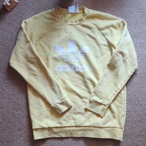Adidas Yellow Crewneck Sweatshirt